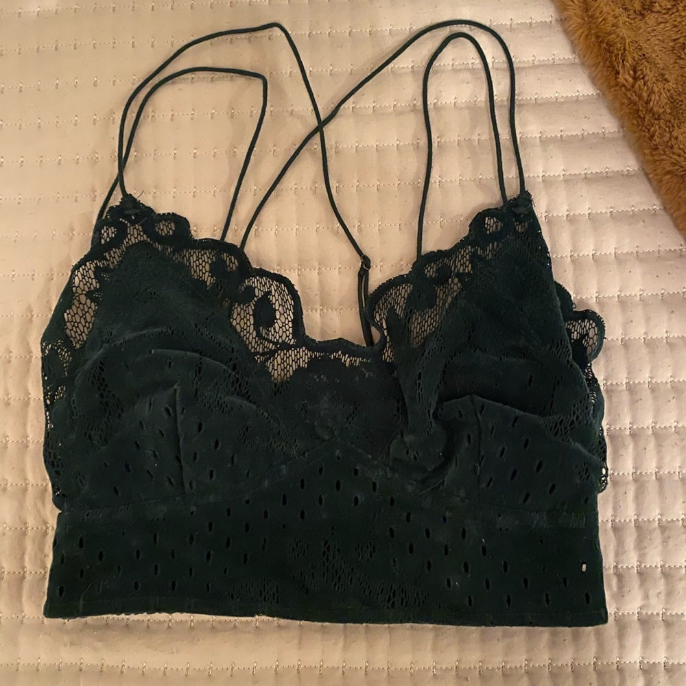 Free People Velvet Bralette